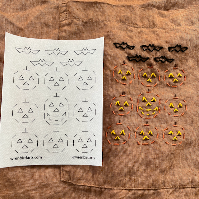 Halloween Washable Mending Patterns