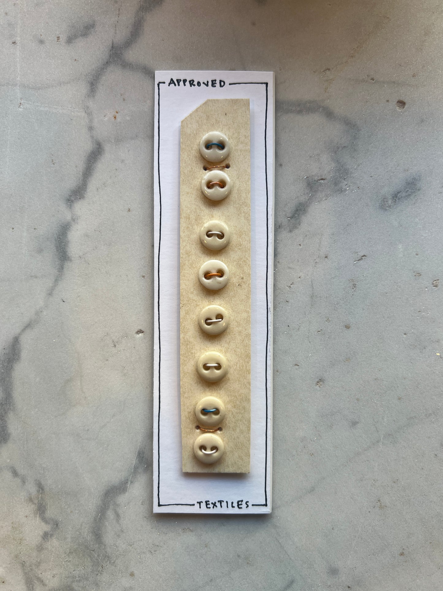 Porcelain Button Set