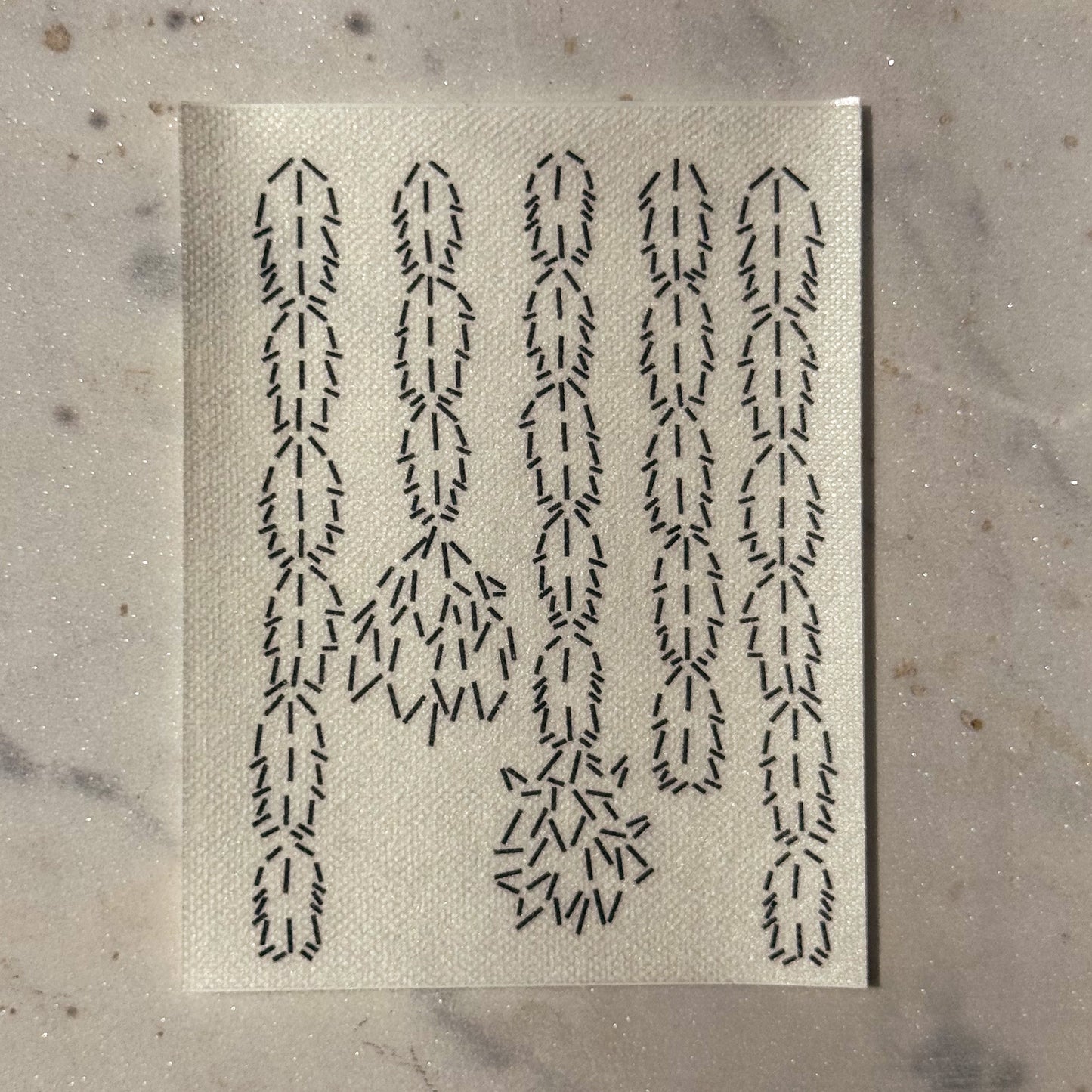 Winter Flora and Fauna : Visible Mending Transfers