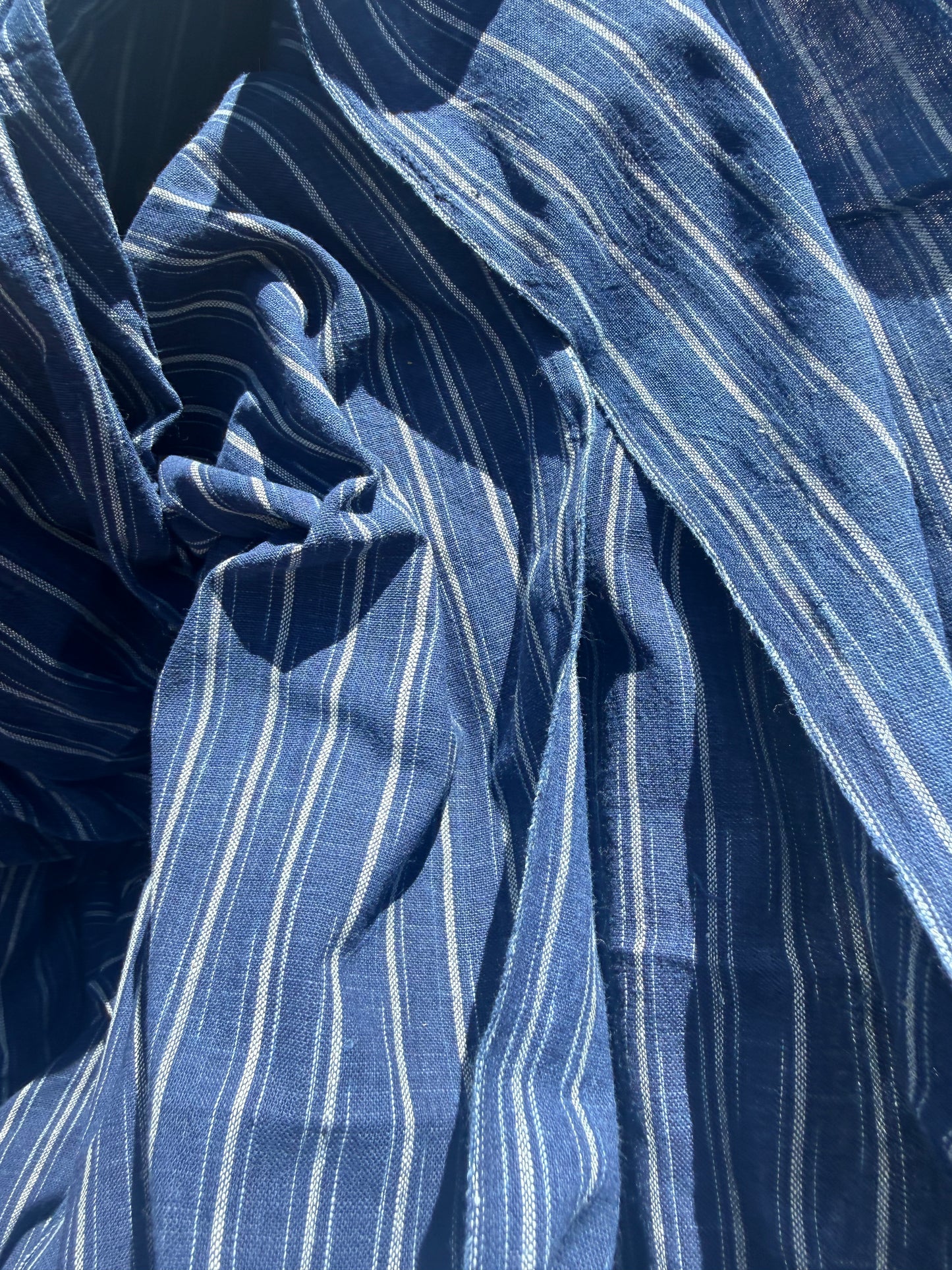 indigo tie dye cotton
