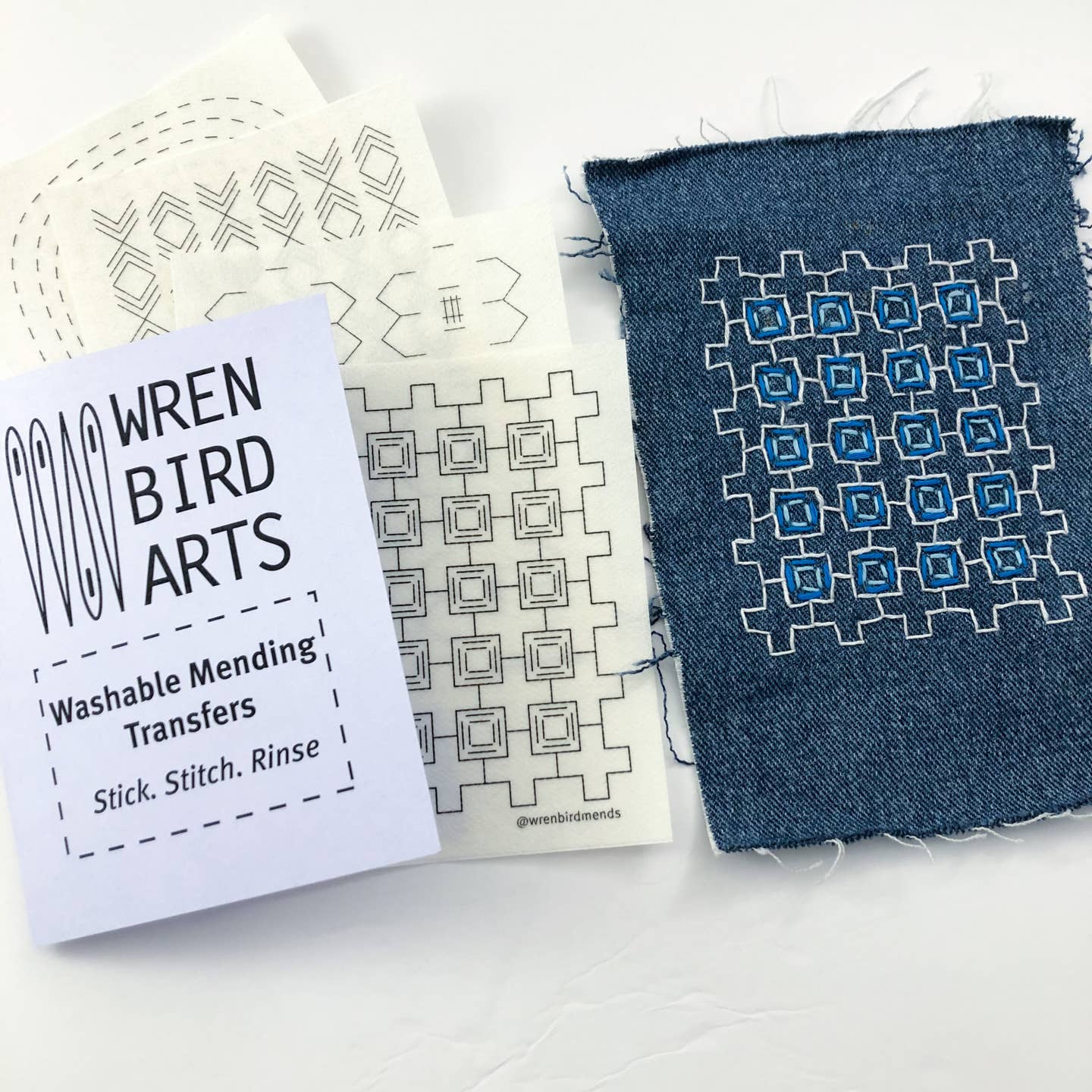 Washable Mending Patterns #5 Lavender
