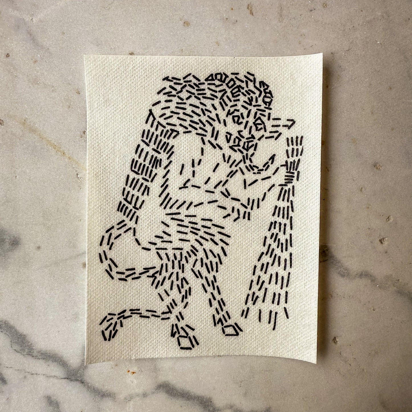 Winter Folklore: Visible Mending Transfers