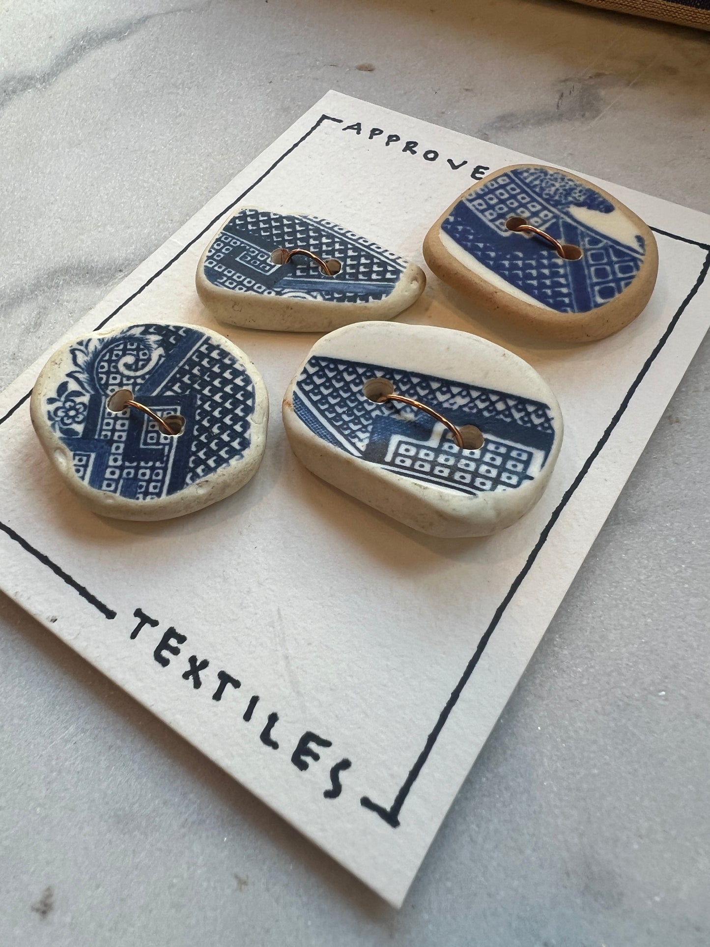 Upcycled Ceramic Buttons
