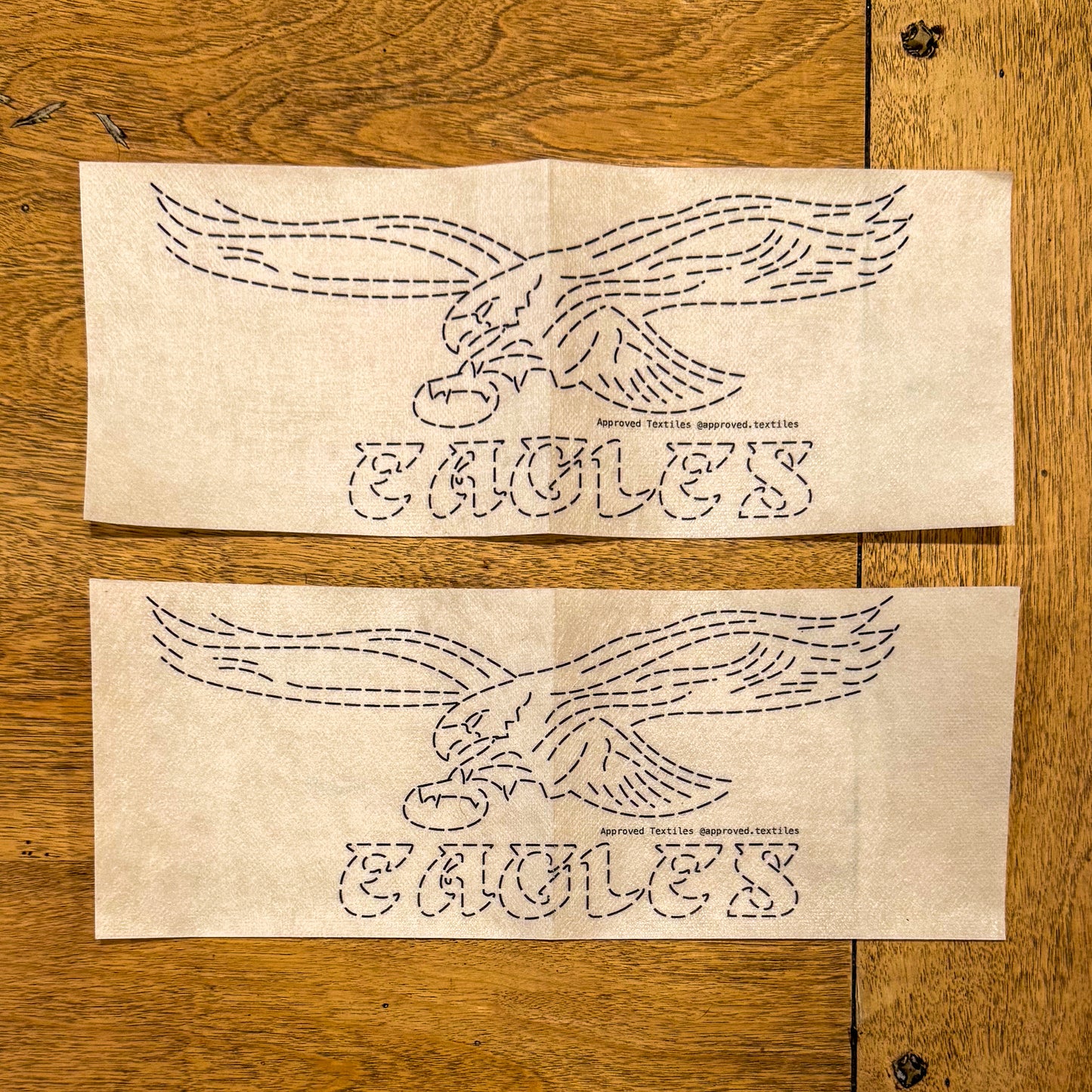 XL Vintage Eagles . Mending Transfers