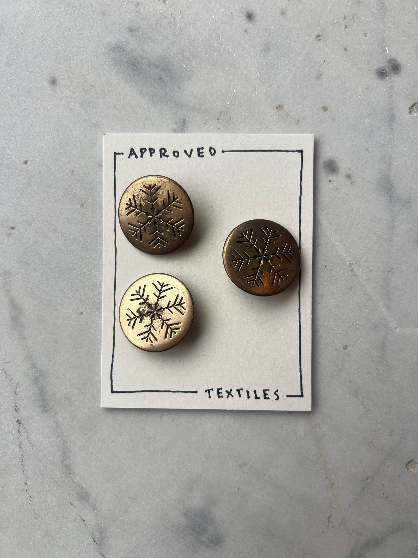 brass winter toggle buttons