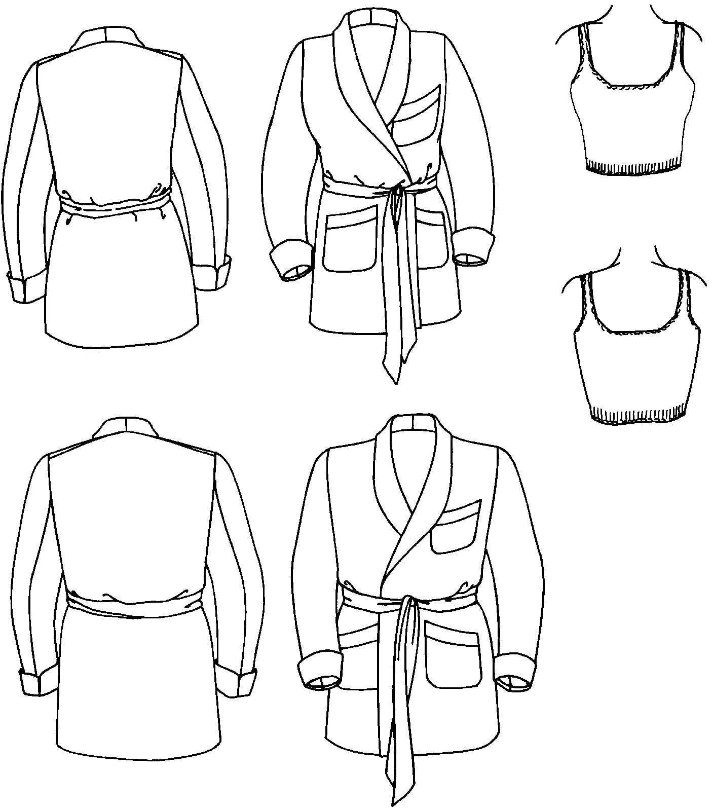 238 Le Smoking Jacket - Sewing Pattern