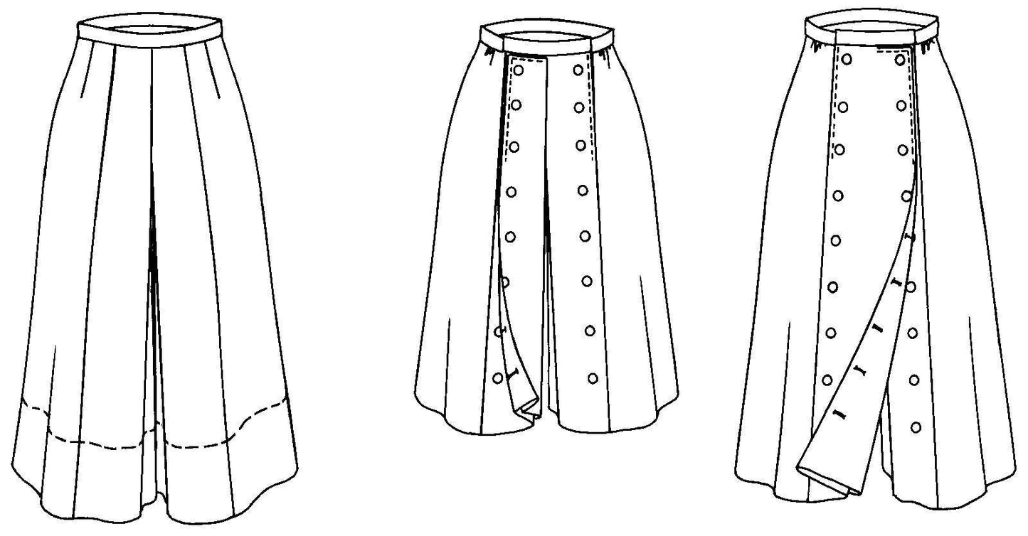 231 Big Sky Riding Skirt - Sewing Pattern