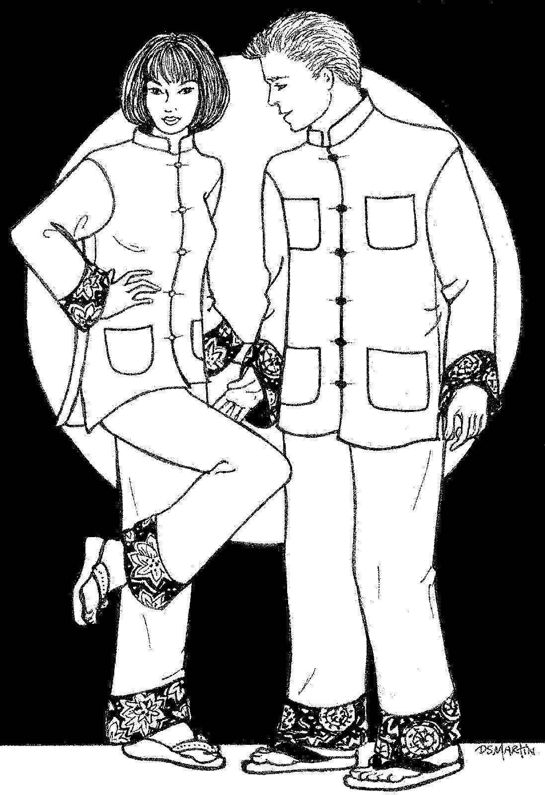 145 Chinese Pajamas - Sewing Pattern