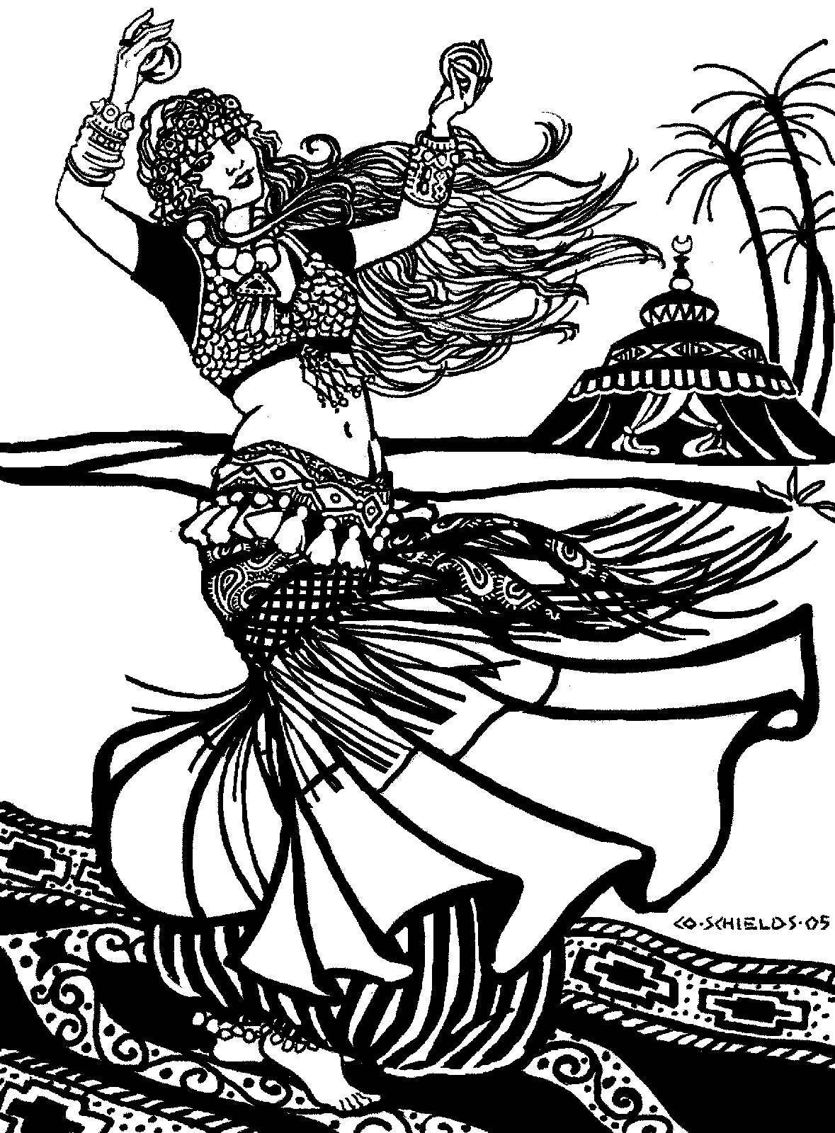 144 Belly Dancer - Sewing Pattern
