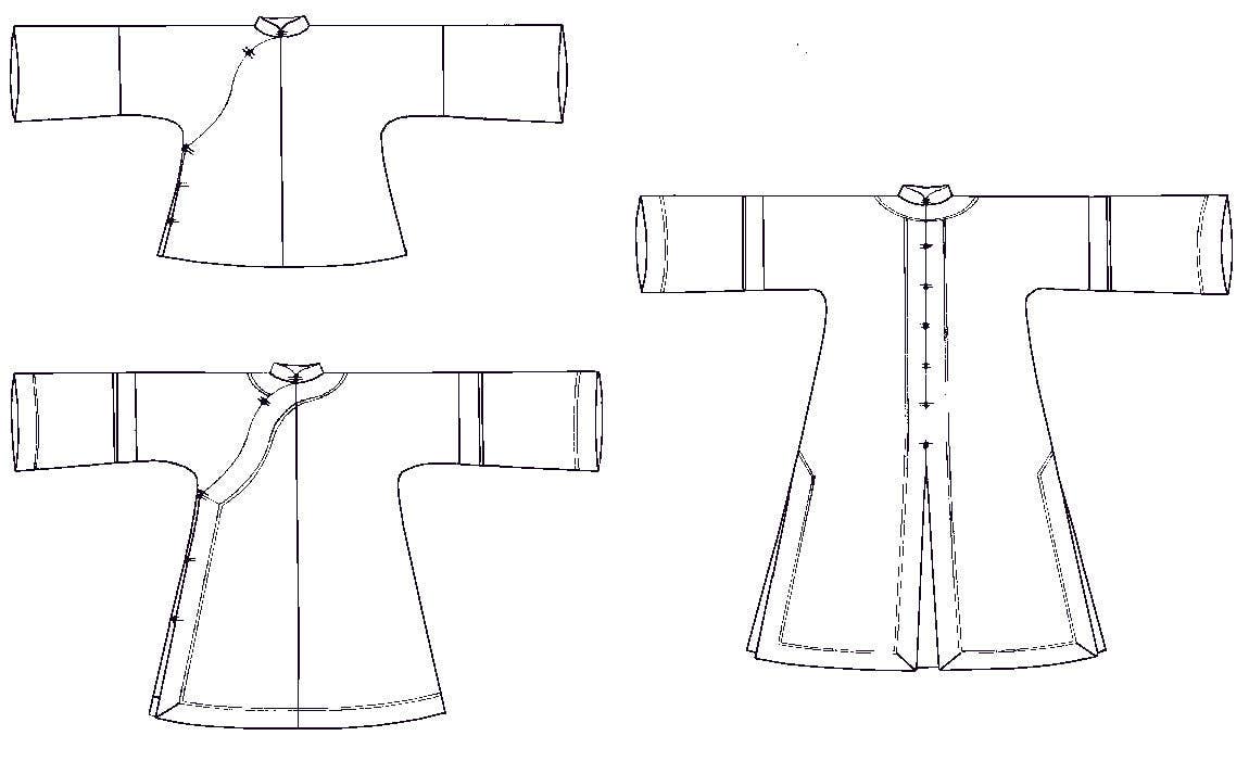 114 Chinese Jacket Sewing Pattern