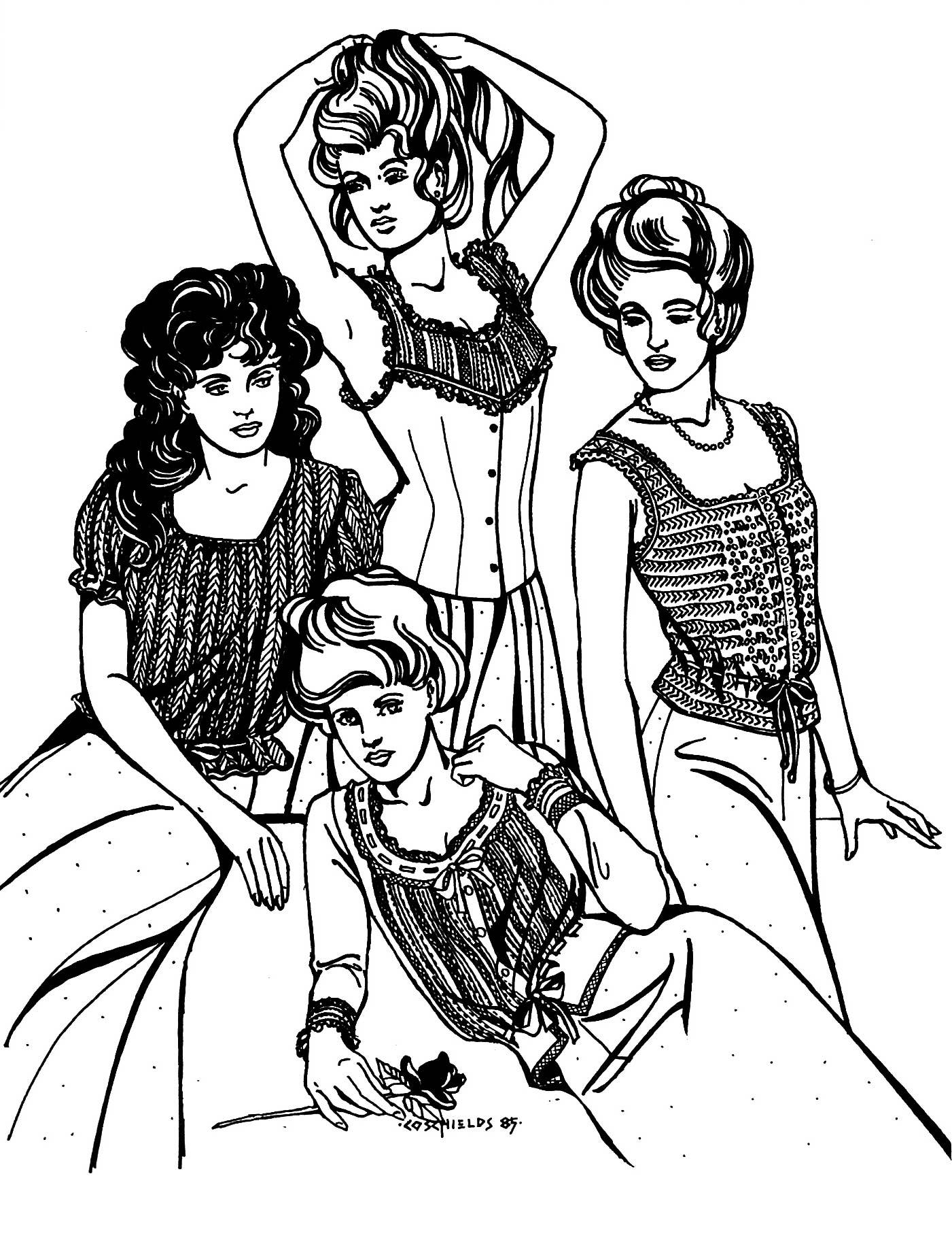 234 Cameos - Sewing Pattern