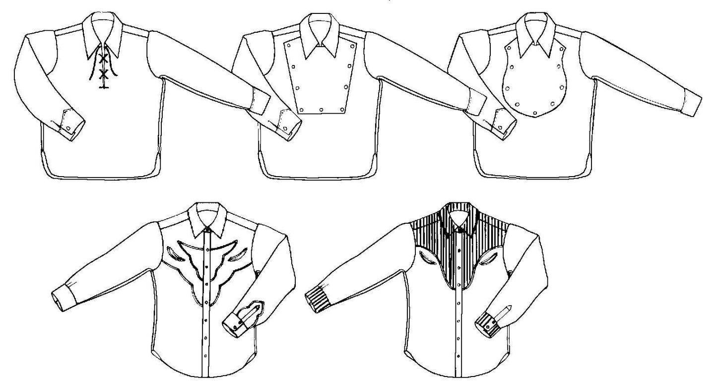212 Five Frontier Shirts - Sewing Pattern