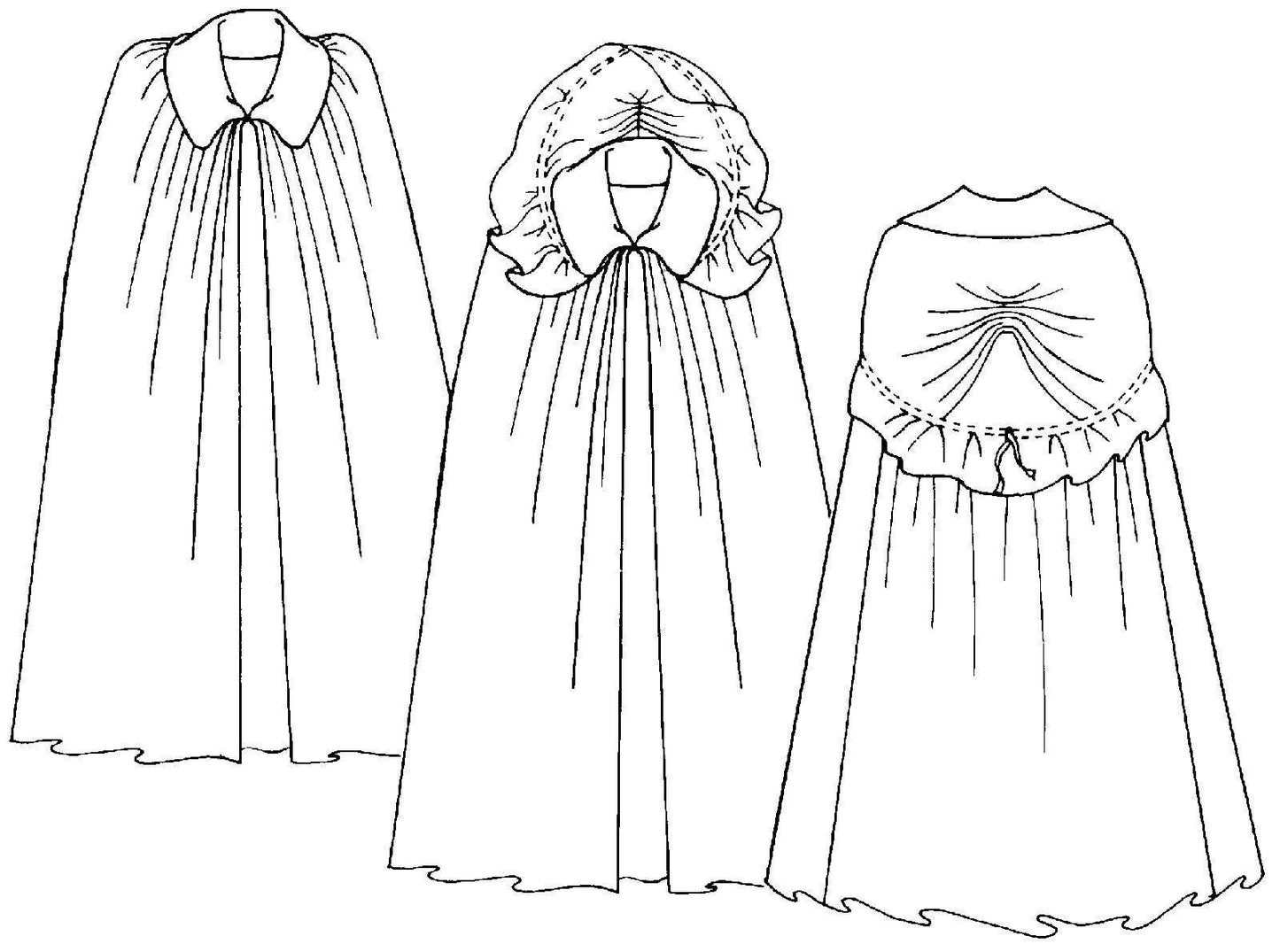 207 Kinsale Cloak Sewing Pattern