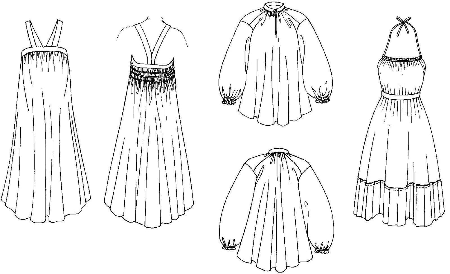 128 Russian Settlers' Dress - Sewing Pattern