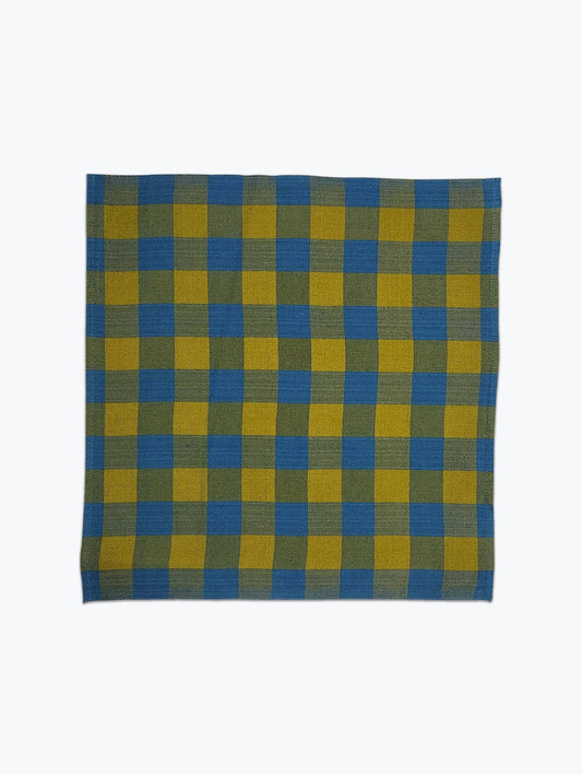 Big Gingham Napkin Pair - Lake