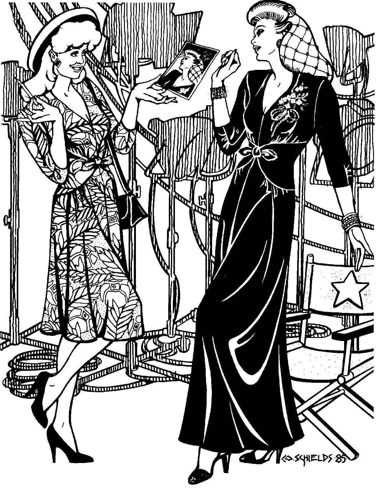 233 Glamour Girl Dress - Sewing Pattern