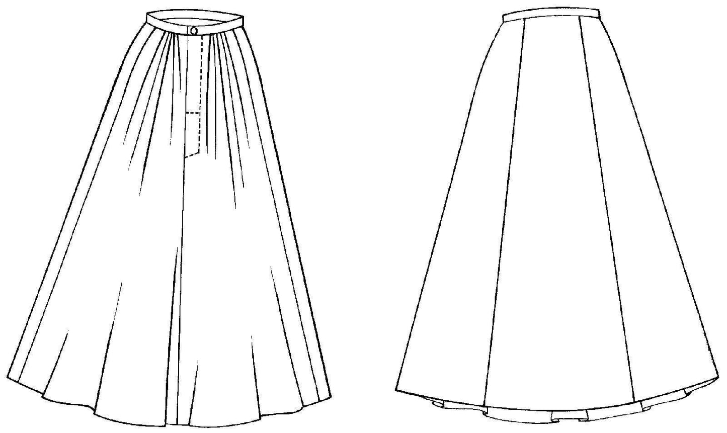 209 Walking Skirt - Sewing Pattern