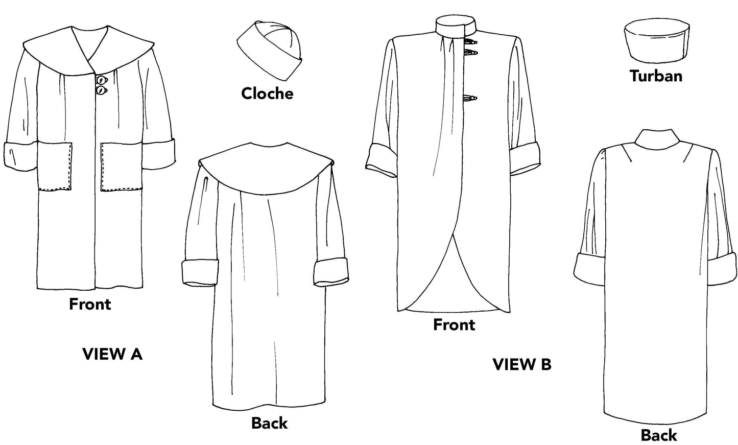 262 Spectator Coat - Sewing Pattern