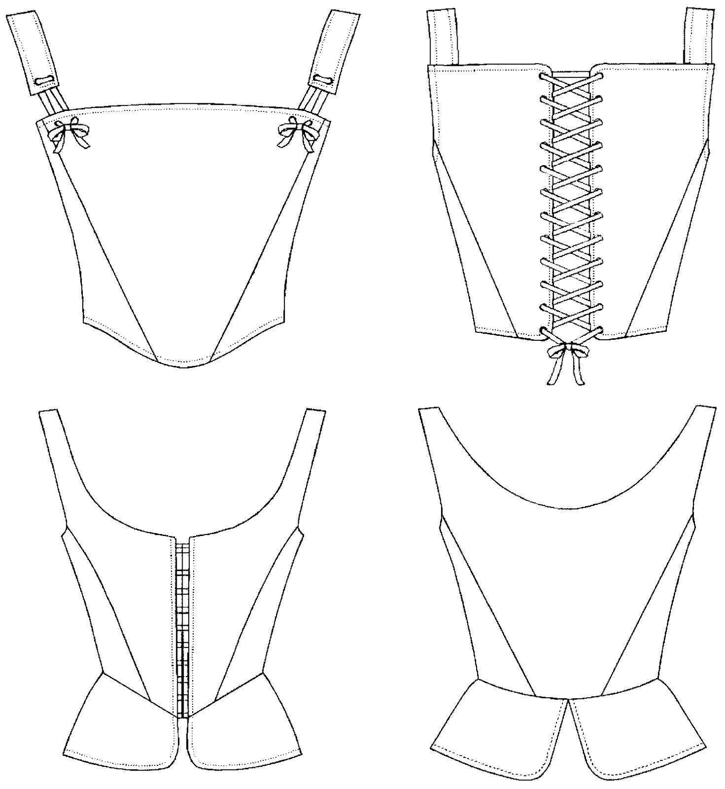 267 M'Lady's Corset - Sewing Pattern