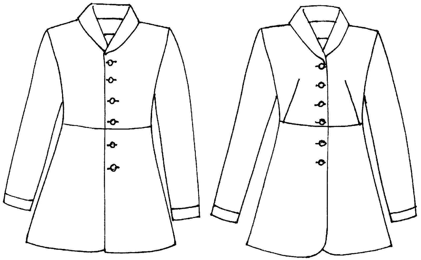 263 Countryside Frock Coat - Sewing Pattern