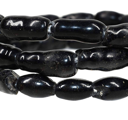 Black Amoeba Africa Trade Beads