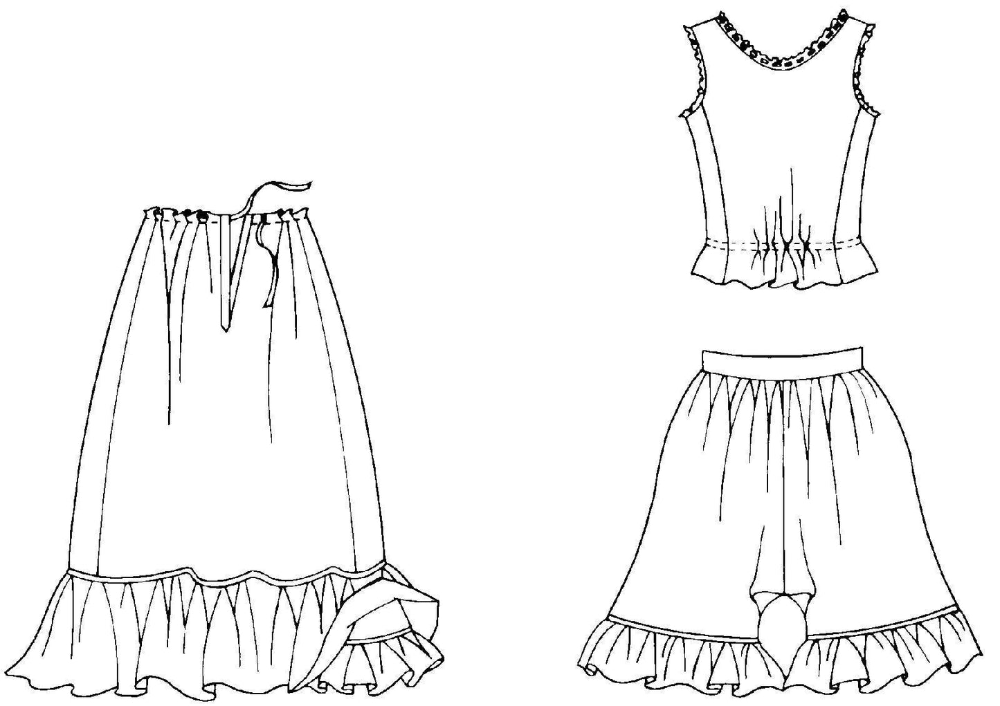 203 Edwardian Underthings - Sewing Pattern