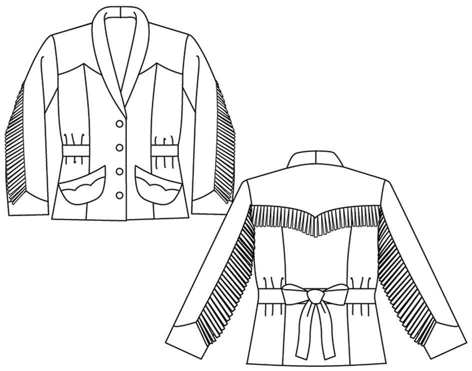242 Rodeo Cowgirl Jacket - Sewing Pattern