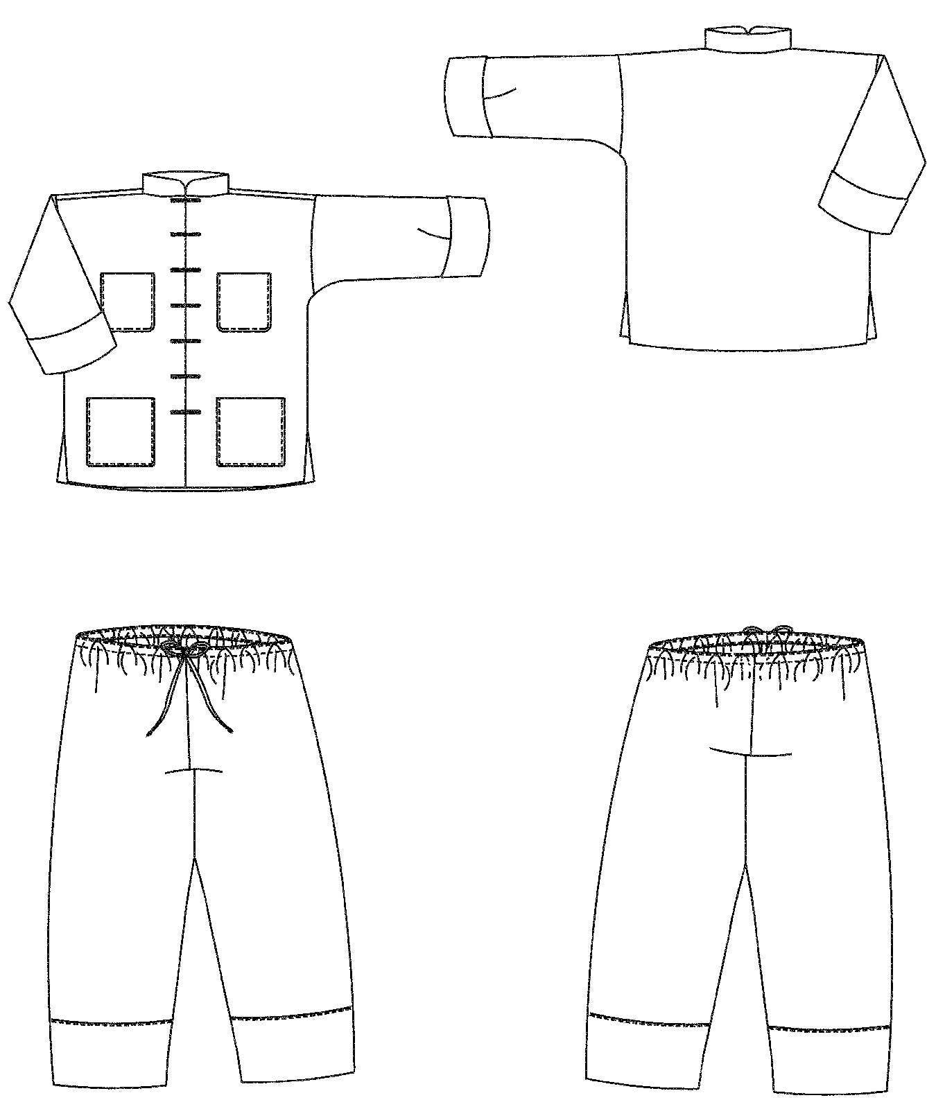 145 Chinese Pajamas - Sewing Pattern