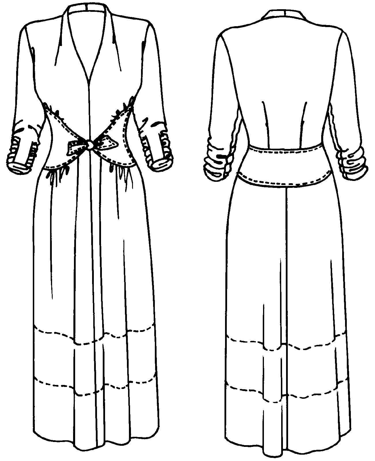 233 Glamour Girl Dress - Sewing Pattern