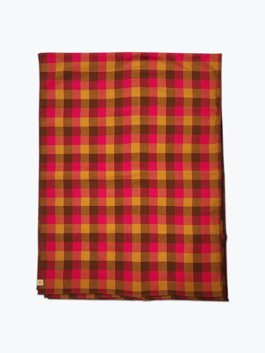 Chunky Plaid Tablecloth - Dahlia