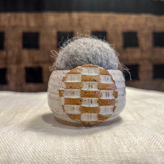 Handmade Ceramic Pin Cushion – One of a Kind