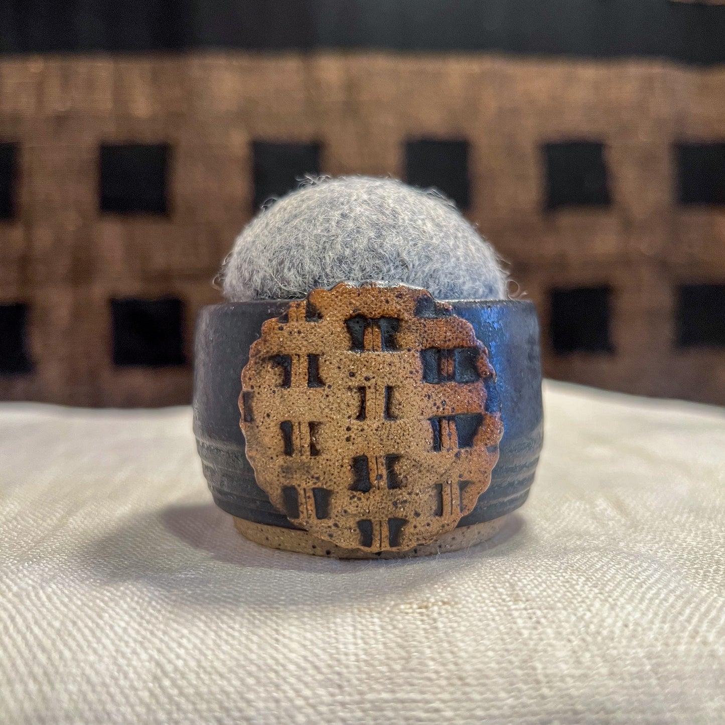 Handmade Ceramic Pin Cushion – One of a Kind