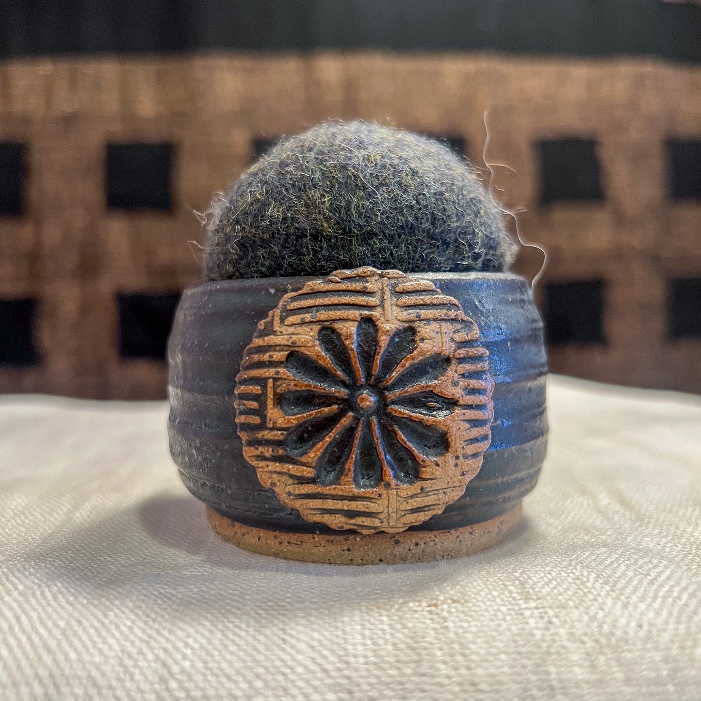 Handmade Ceramic Pin Cushion – One of a Kind