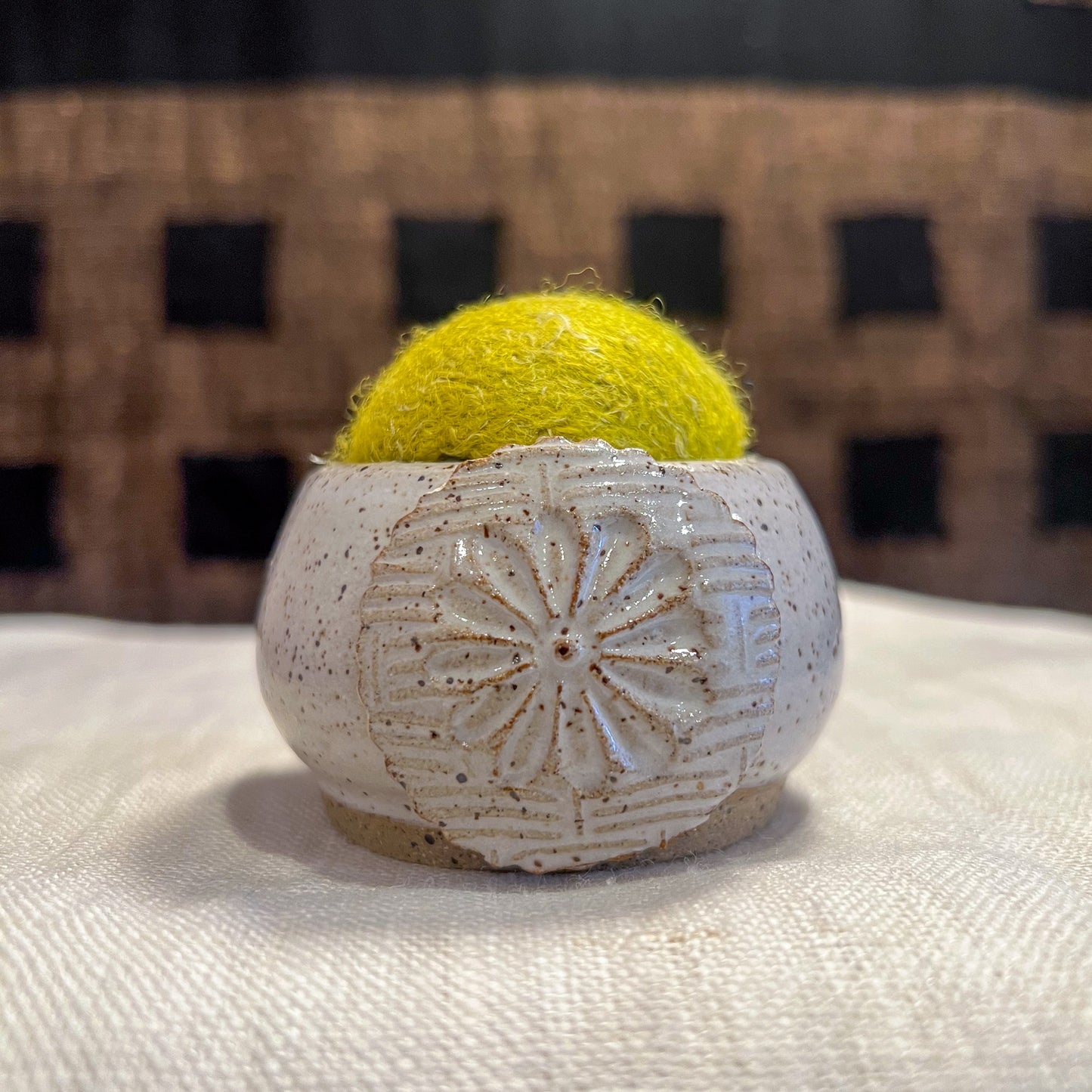 Handmade Ceramic Pin Cushion – One of a Kind