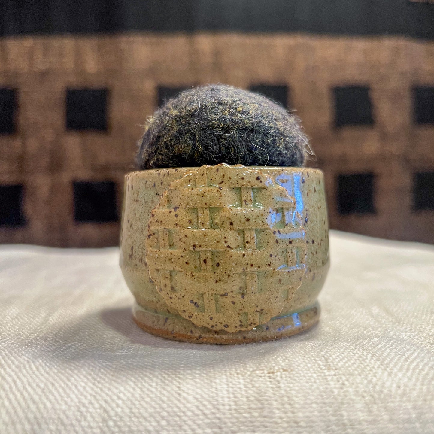 Handmade Ceramic Pin Cushion – One of a Kind