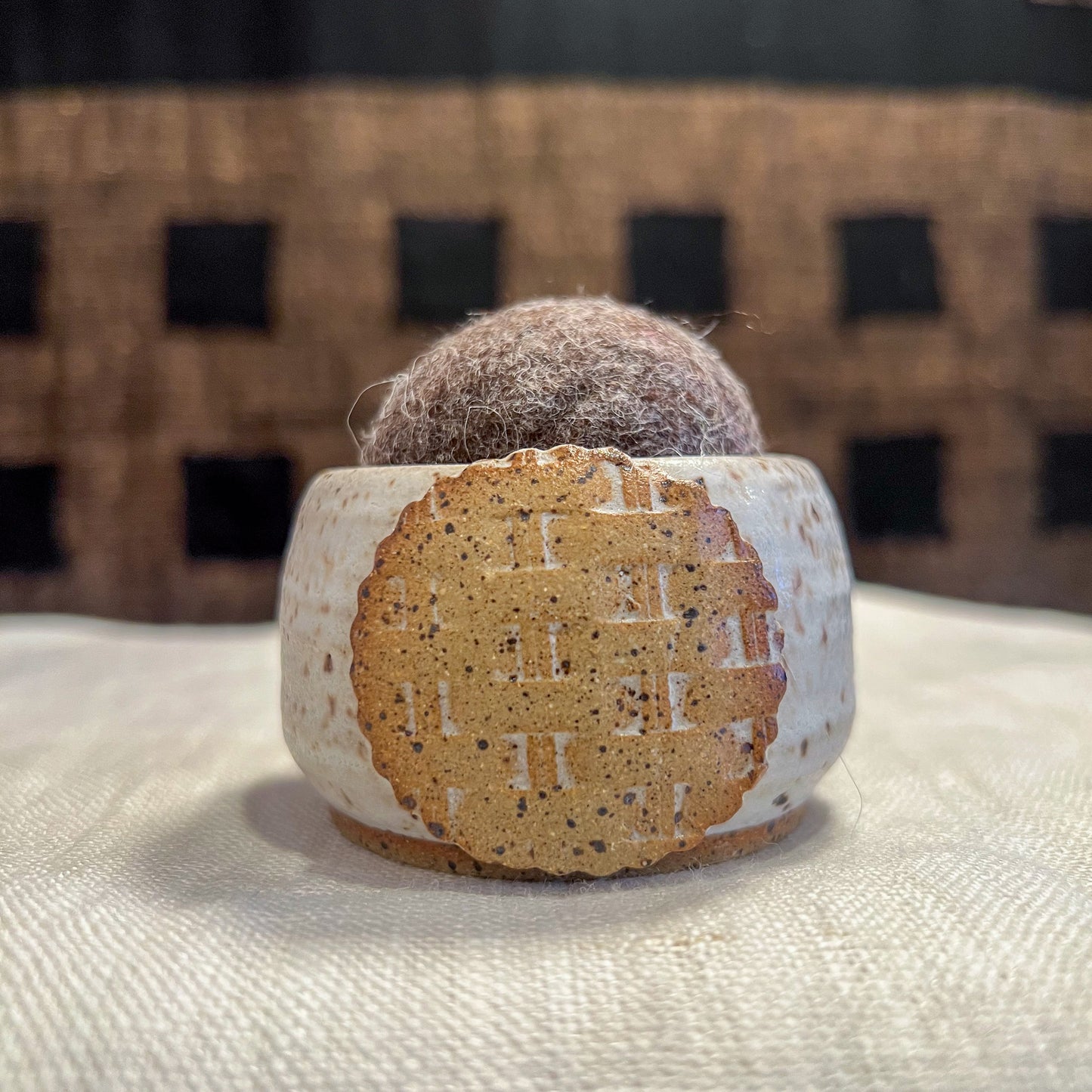 Handmade Ceramic Pin Cushion – One of a Kind