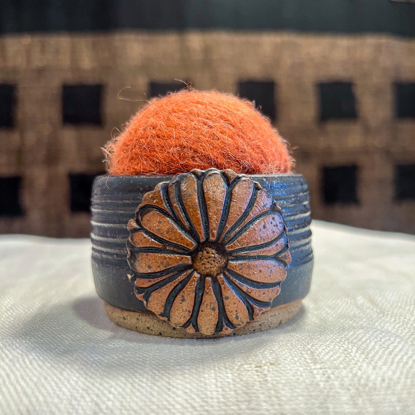 Handmade Ceramic Pin Cushion – One of a Kind