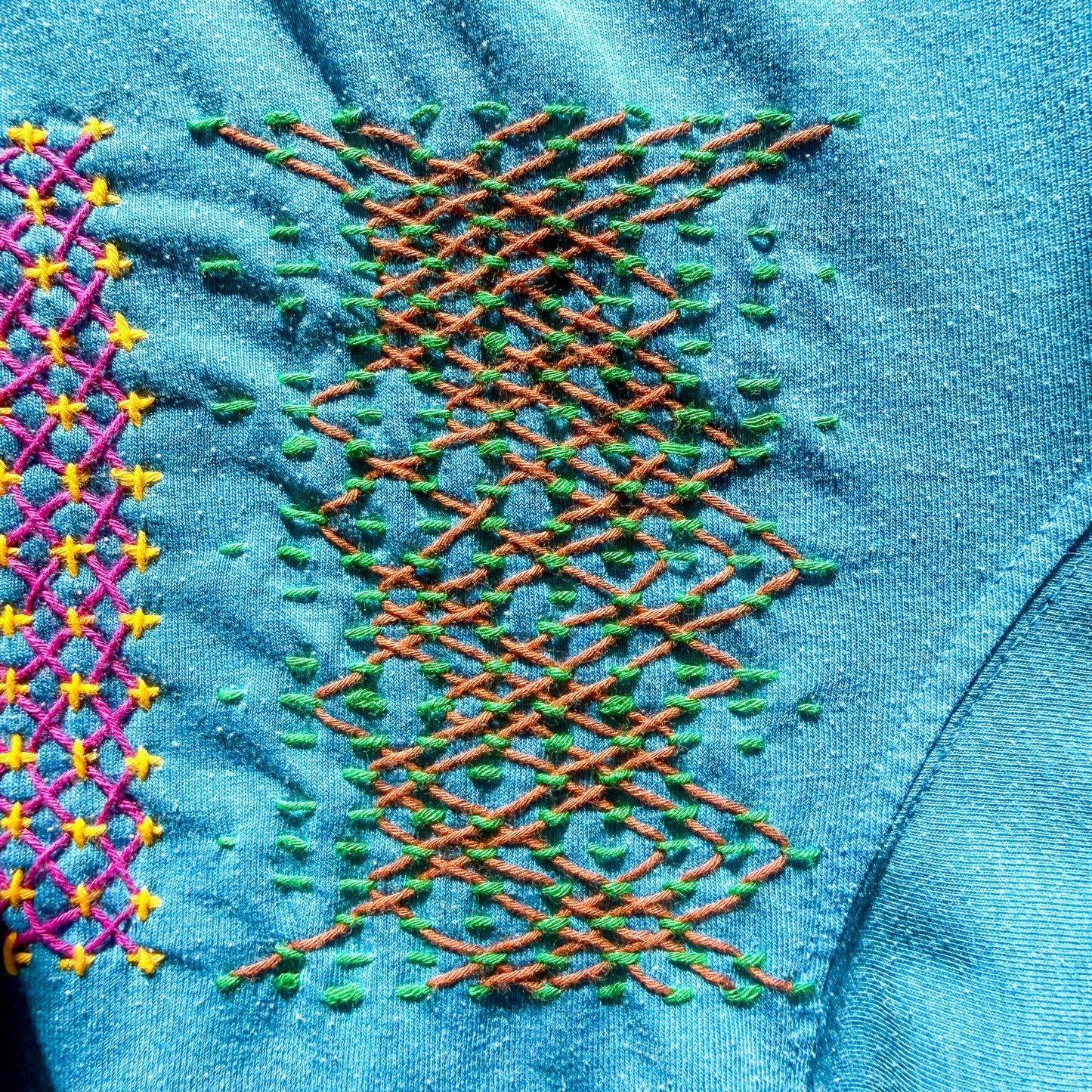 Weavings . Minimal Mending Series