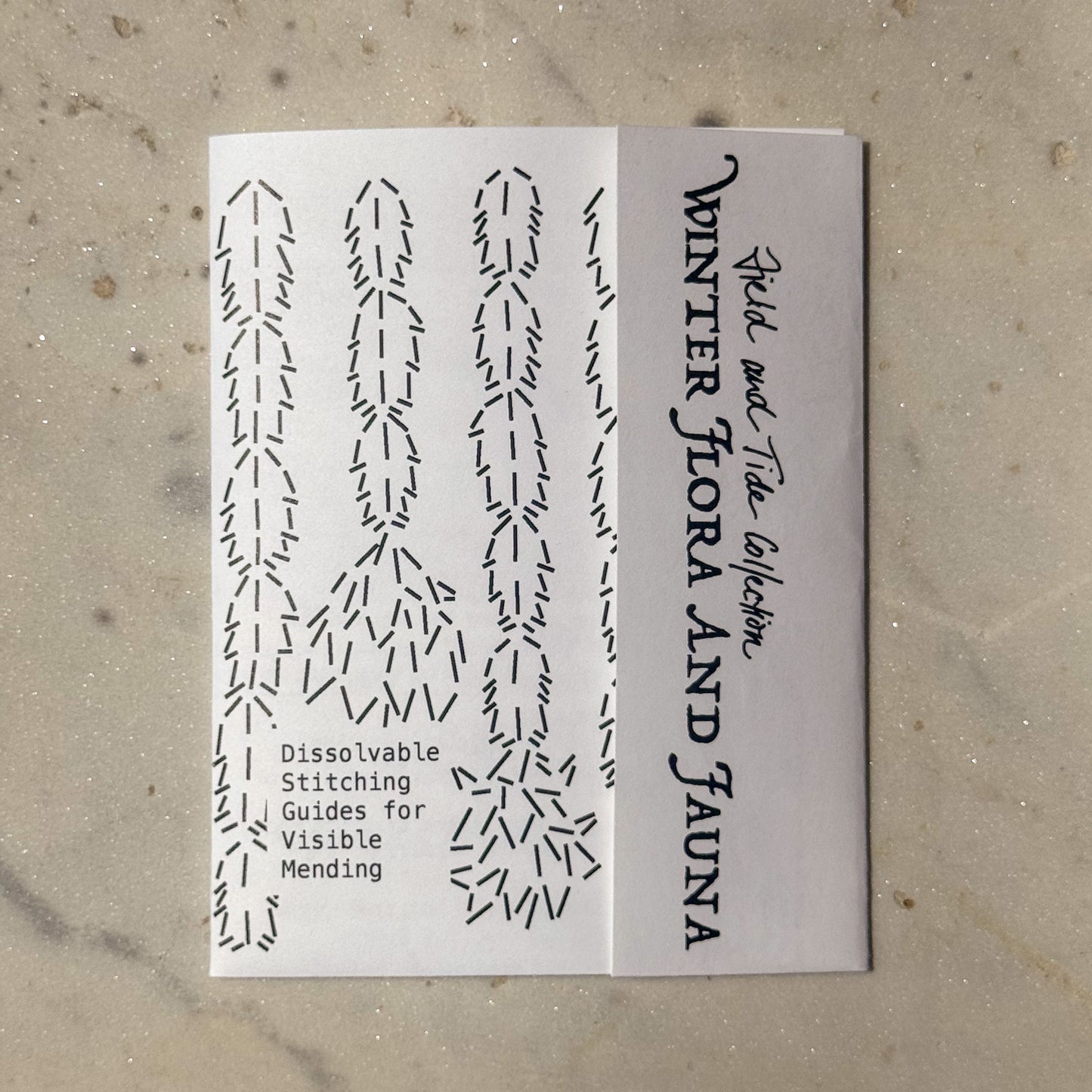 Winter Flora and Fauna : Visible Mending Transfers