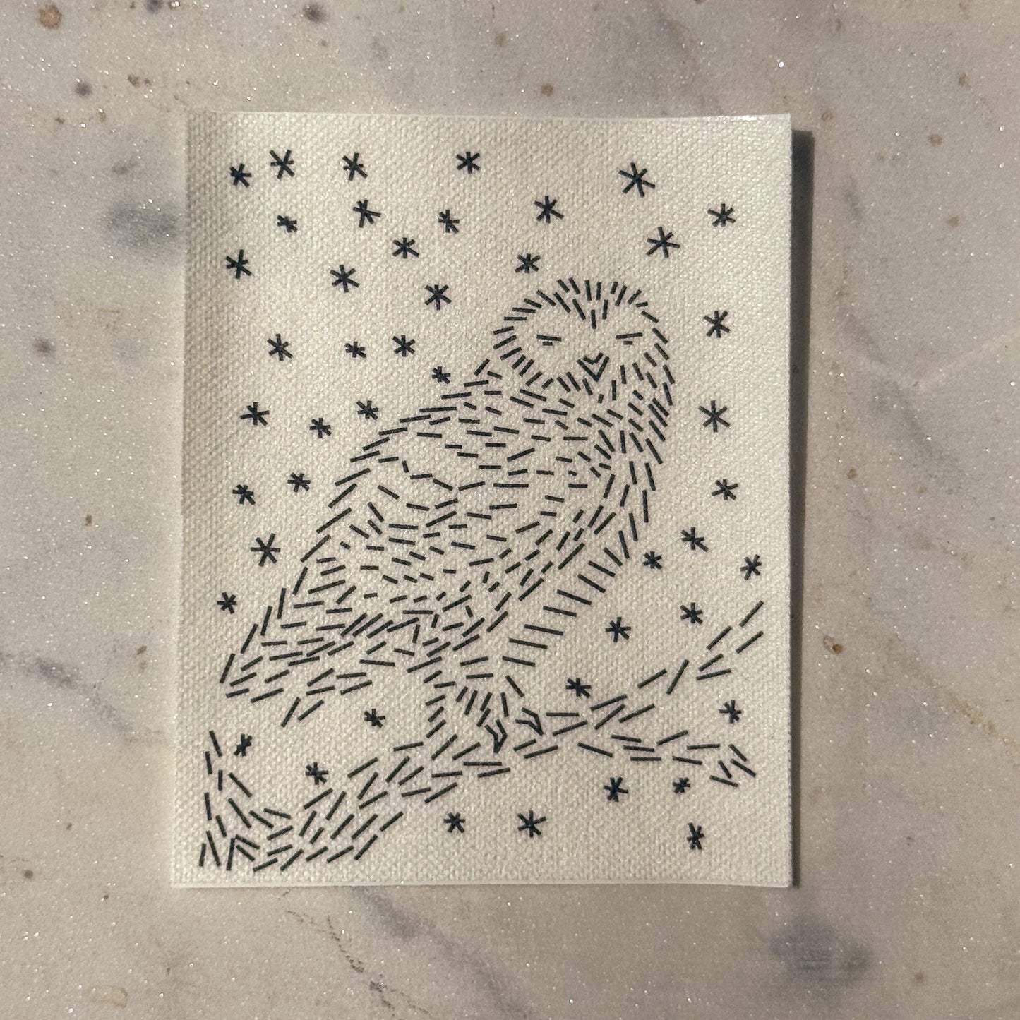 Winter Flora and Fauna : Visible Mending Transfers