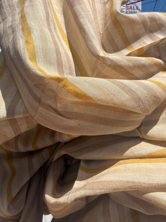 dandelion stripe cotton