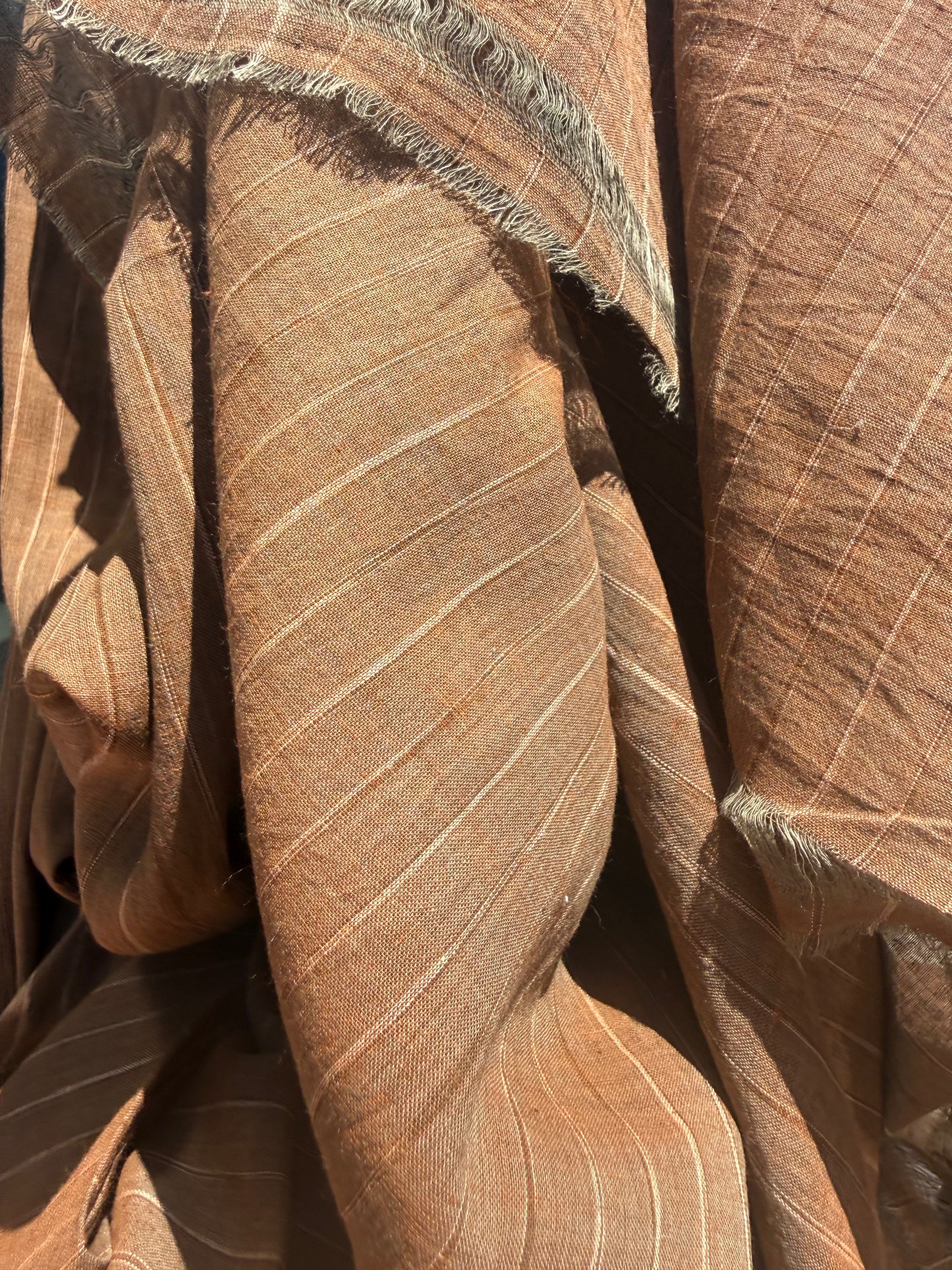 tie dye stripe brown cotton