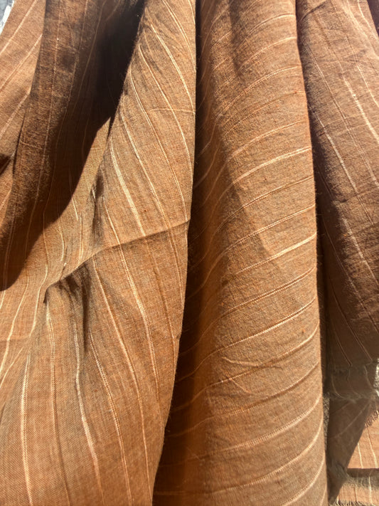tie dye stripe brown cotton