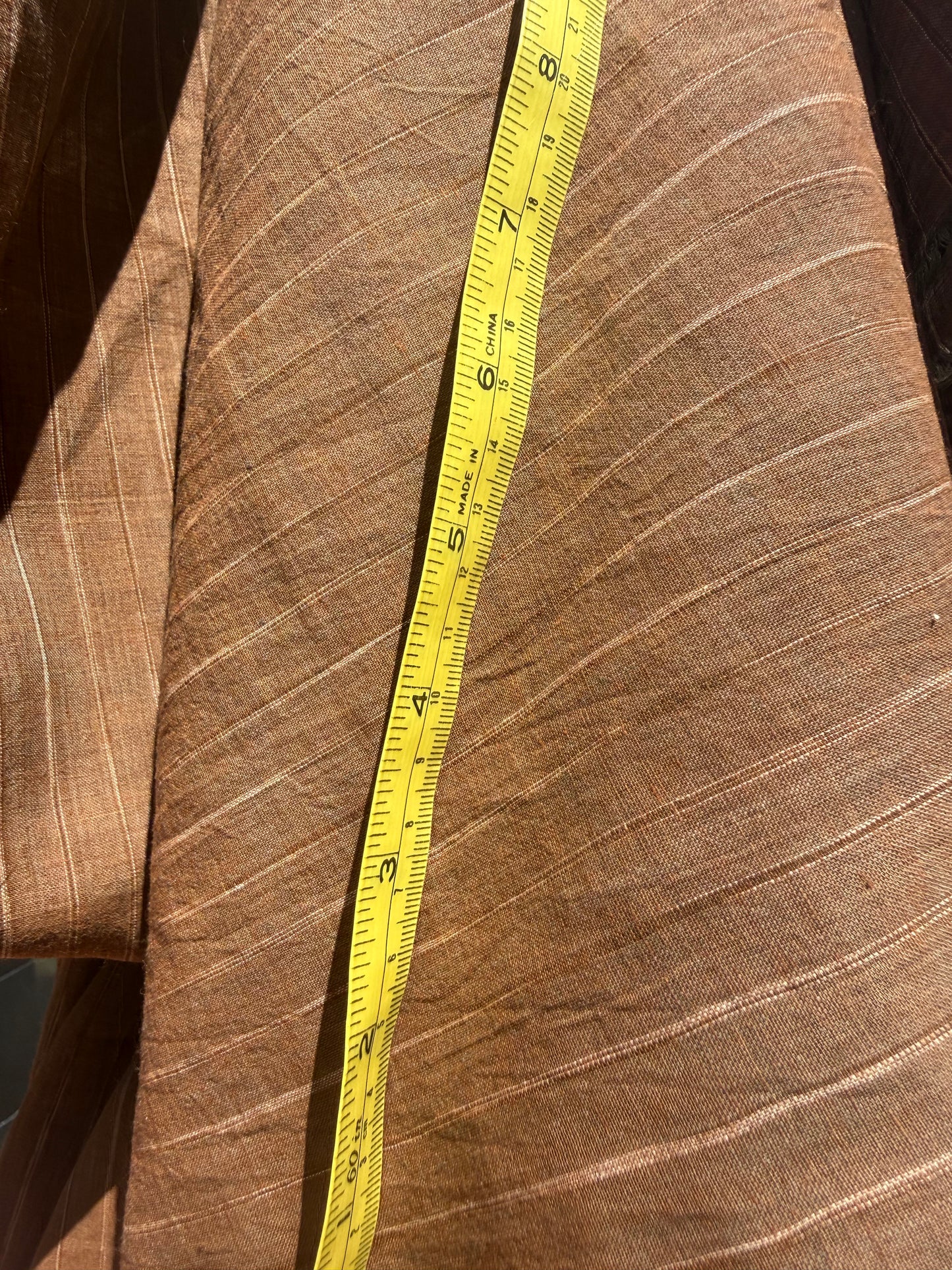 tie dye stripe brown cotton