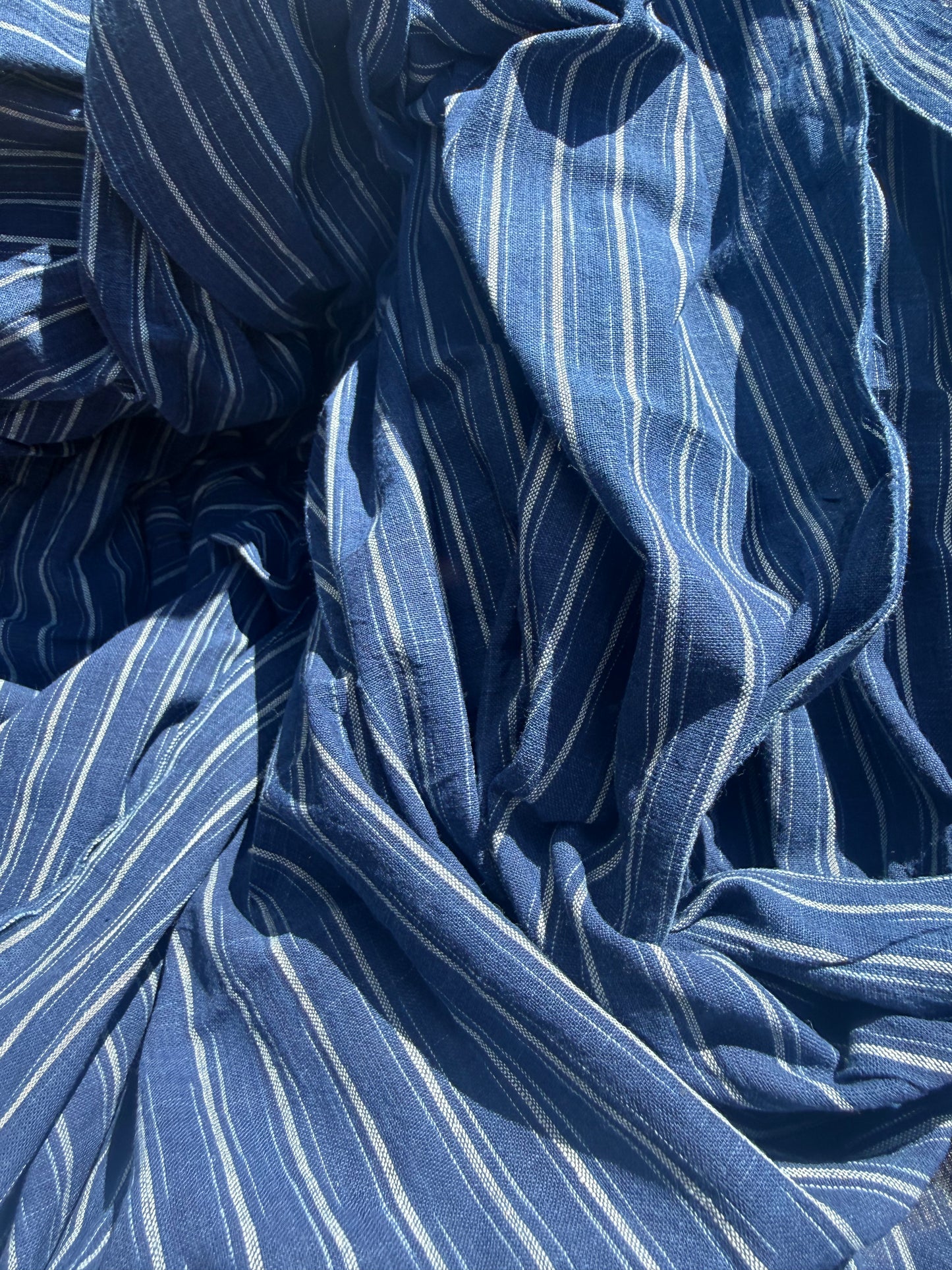 indigo tie dye cotton