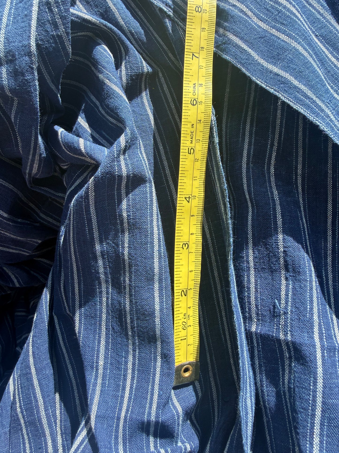 indigo tie dye cotton
