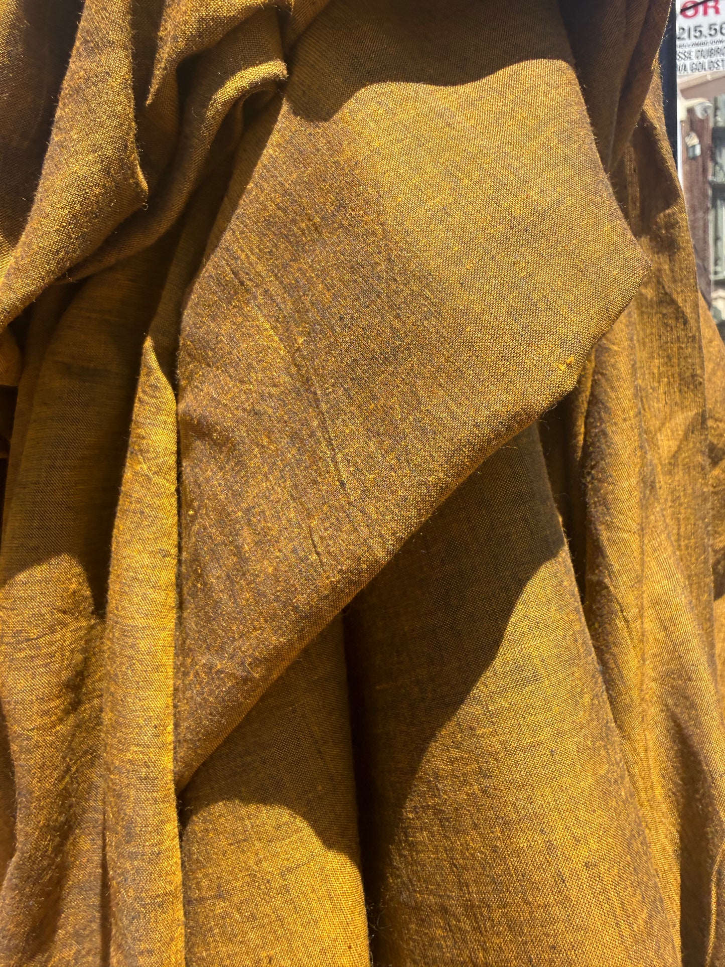 gold and black cotton