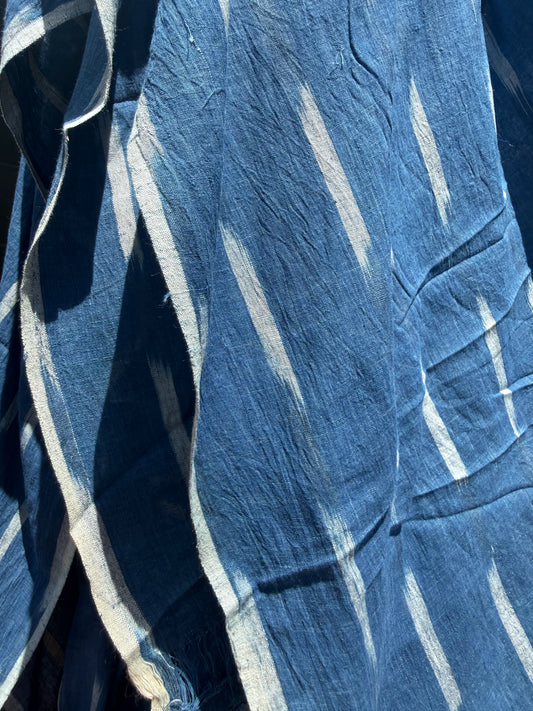 indigo cotton kotki fabric