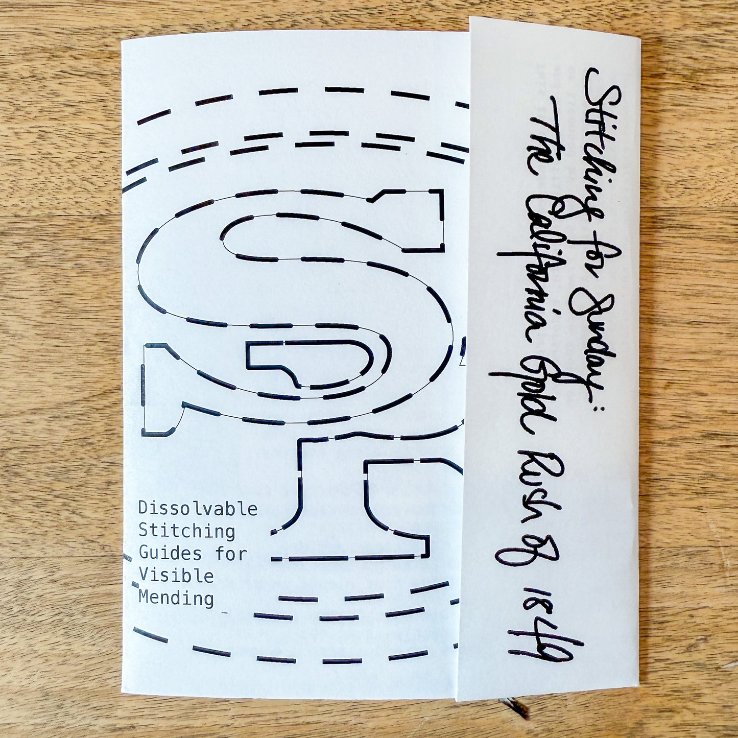 The California Gold Rush of 1849: Visible Mending Transfers