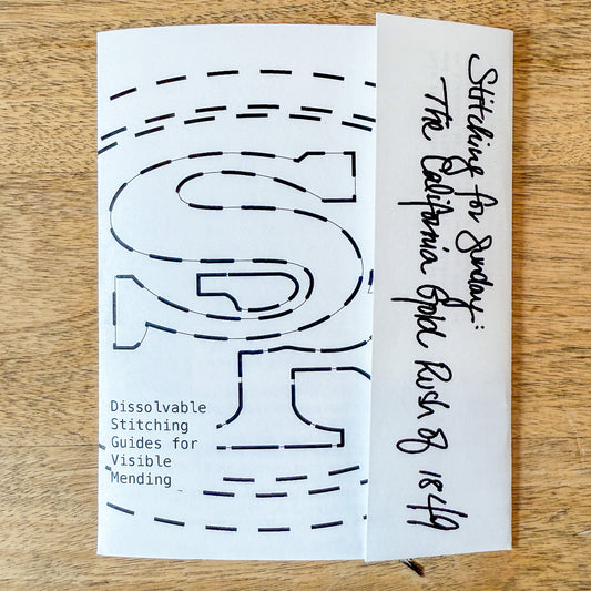 The California Gold Rush of 1849: Visible Mending Transfers